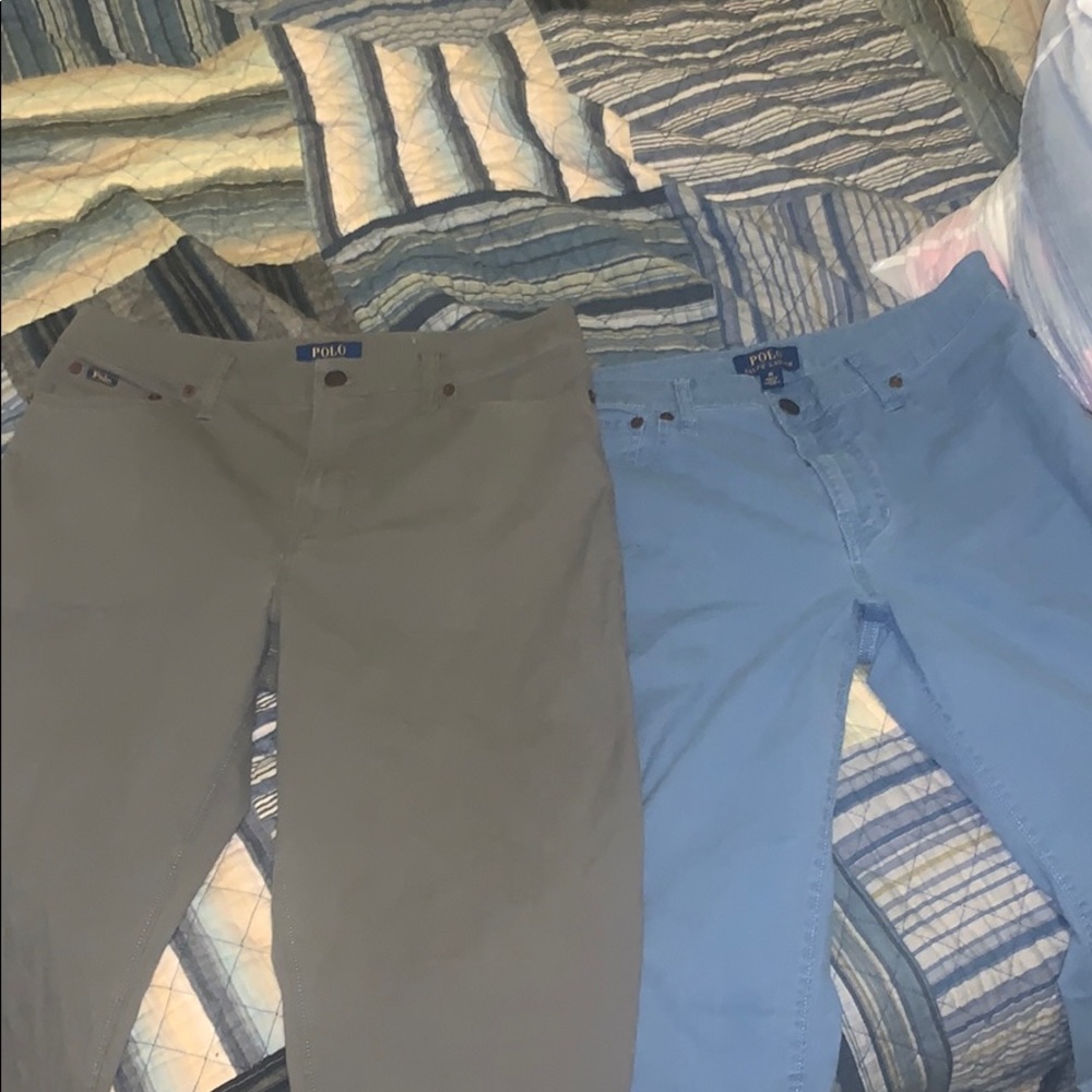 Two pairs of ralph lauren polo pants